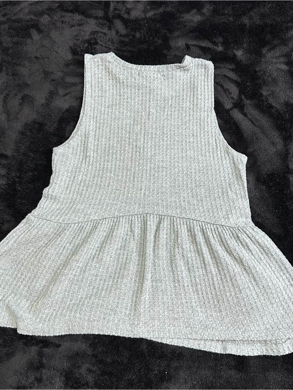 Antistar Gret Ribbed Peplum Tank Top (XS) - Picture 5 of 5